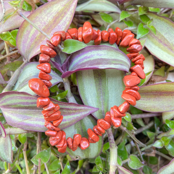 Pulseira de Jaspe Vermelho - Cristal da Vitalidade