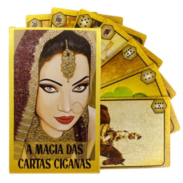 Tarô Baralho A Magia das Cartas Ciganas